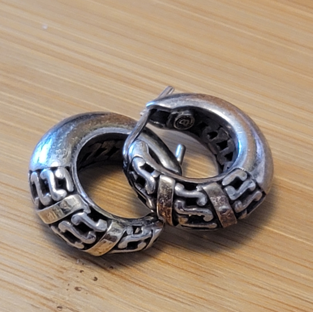 Batik Silver 14k & 925 Earrings